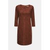 Robe stretch en similicuir