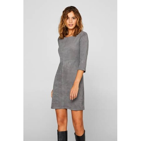 Robe stretch en similicuir